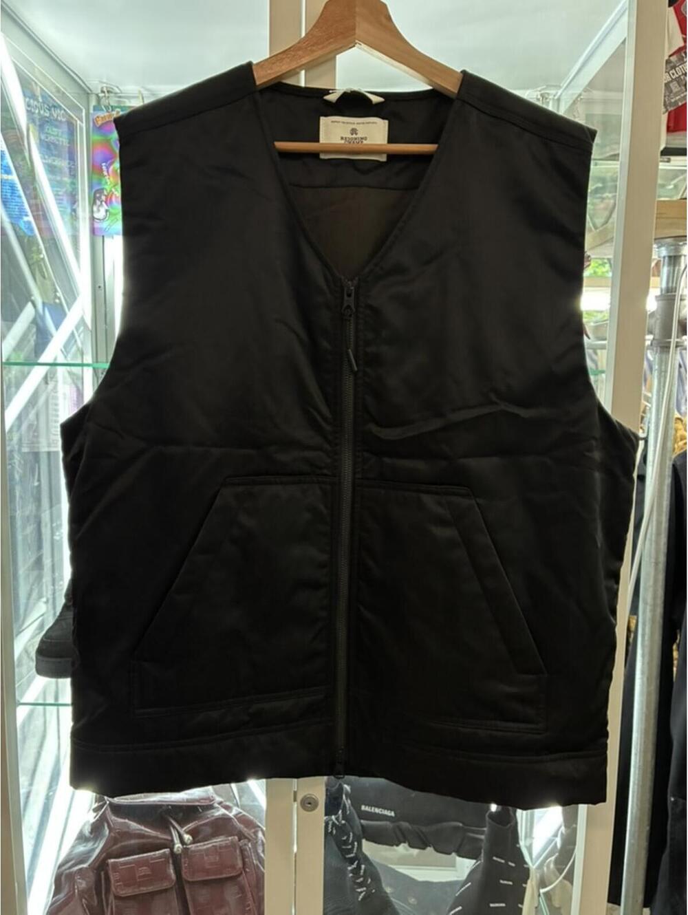REIGNING CHAMP nylon vest black 23x27 oversized medium
